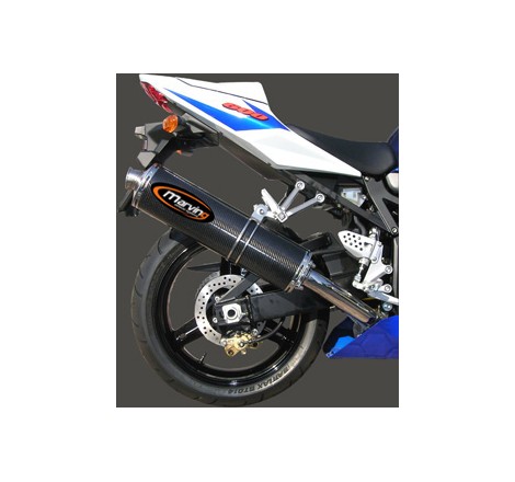 Silenziatore Superline GSX-R 600 2001/2004 Big Ovale Carbonio Omologato