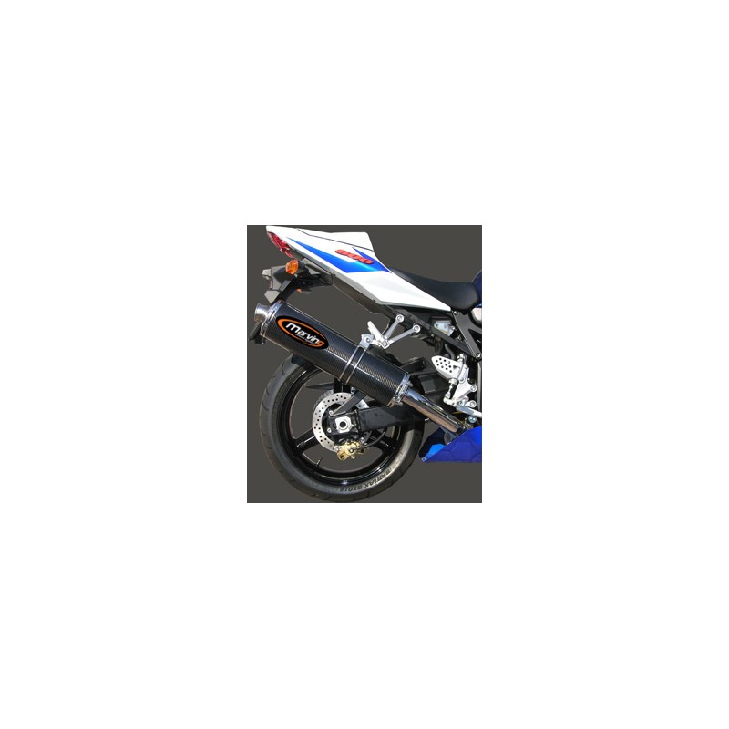 Silenziatore Superline GSX-R 600 2001/2004 Big Ovale Carbonio Omologato