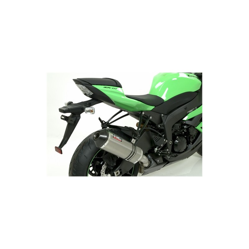 Silenziatore Titanio ZX6R 2009/2010 Slip-on Terminale Carbonio Omologato