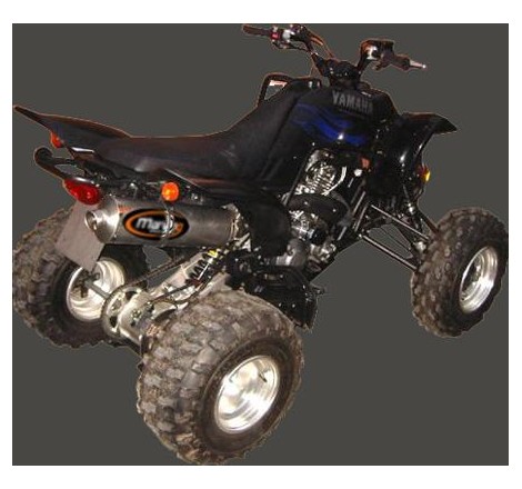 Silenziatore Atv Line YFM 660 RAPTOR Big Ovale All Omologato