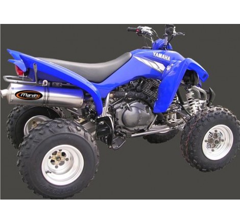 Scarico YFM 350R WARRIOR Linea Completa Atv Line Silenziatore Ovale All Omologato