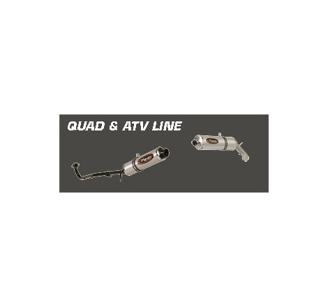 Silenziatore Atv Line 150/170/250 2004 Rotondo Ø100 All Omologato