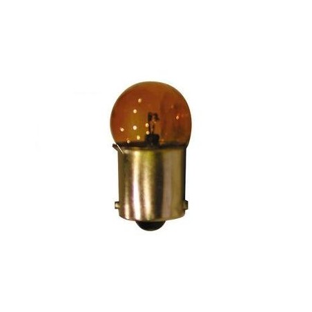 Lampadina Sfera - 12V 10W Orange Ba15s (x10)