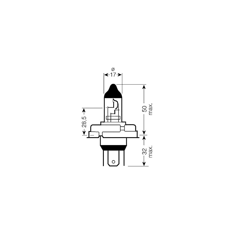 Lampadina CE - 12V 45/40W P45t