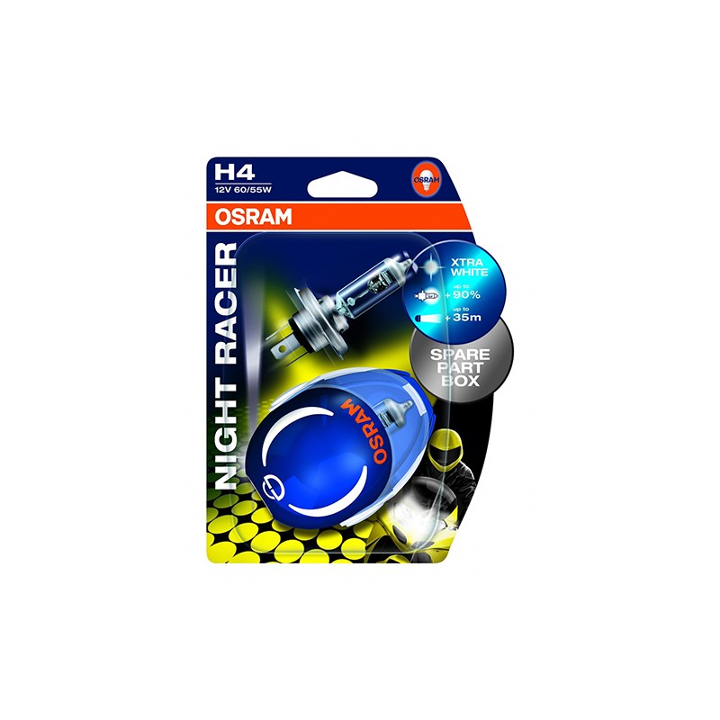 Lampadina H4 X-Racer - 12V 60/55W P43t Xtra Blue Look Xenon - Blister 2 Lampadina