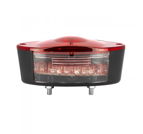 Fanale Post. Led Ovale Vetro Rosso