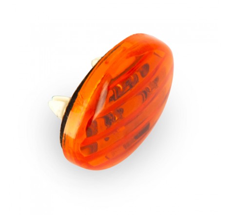 Freccetta LED C.E Ovale Arancione 35 x 30mm - Venduta singola