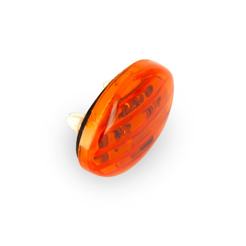 Freccetta LED C.E Ovale Arancione 35 x 30mm - Venduta singola