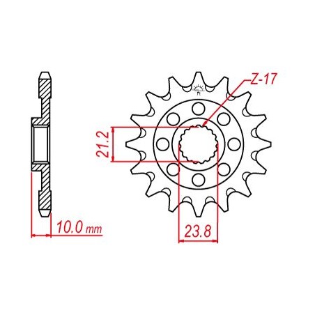 Pignon Suzuki Rm-z 450 13-