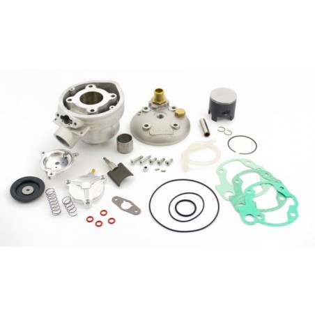 Kit Cilindro 50cc - Ø40 Aprilia - Yamaha - Malaguti - Peugeot - Beta - MBK - HM Valvola Scarico + Testa