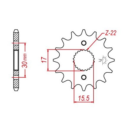 Pignon TT Esjot Lightweight