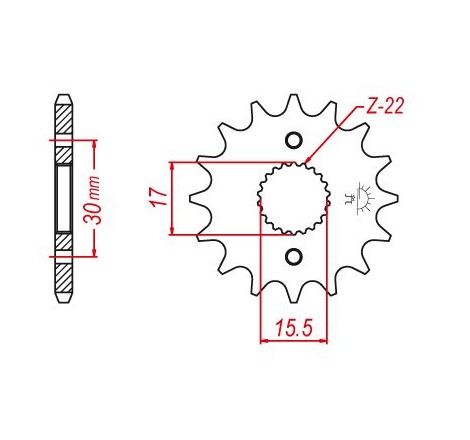 Pignon TT Esjot Lightweight