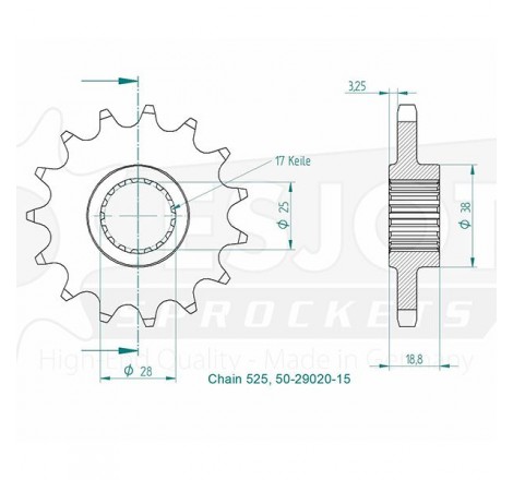 Pignon Esjot Lightweight