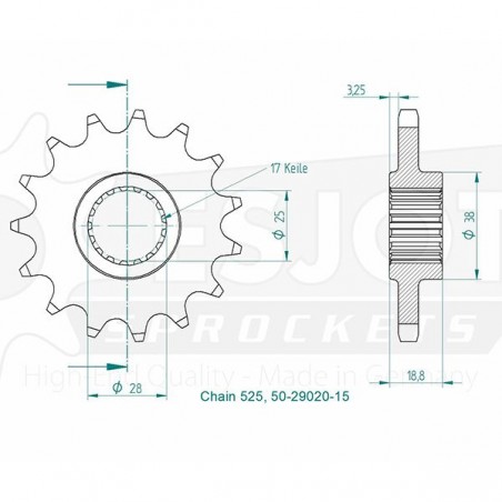 Pignon Esjot Lightweight