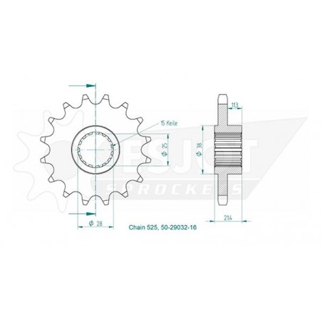 Pignon Esjot Lightweight