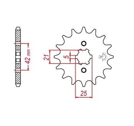 Pignon TT Esjot Lightweight