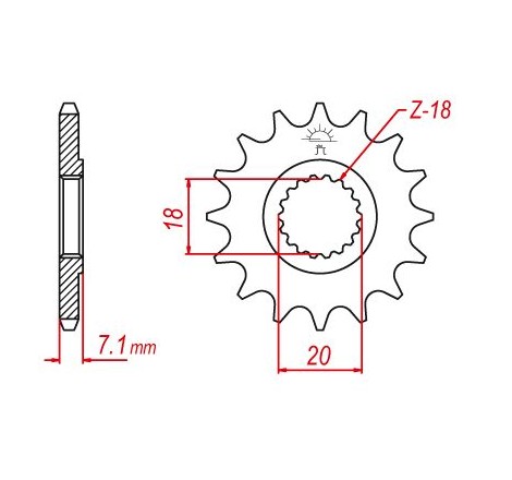 Pignon TT Esjot Lightweight