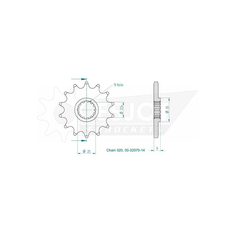 Pignon Esjot Lightweight