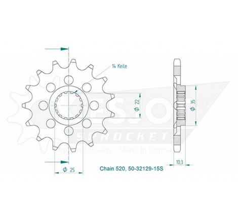 Pignon Esjot Lightweight