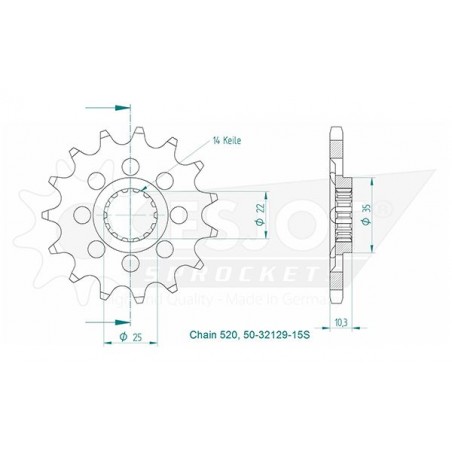 Pignon Esjot Lightweight