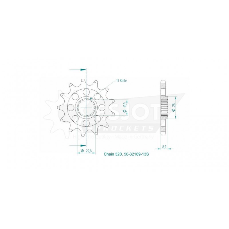 Pignon TT Esjot Lightweight