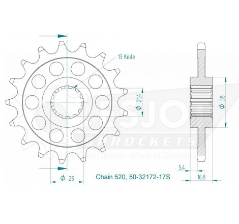 Pignon Esjot Lightweight