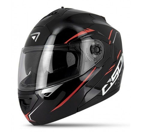 Modulare OSONE S520 Rosso XS Casco