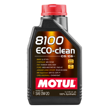 8100 Eco-clean 0W20 1L Olio Motore - Auto Motul