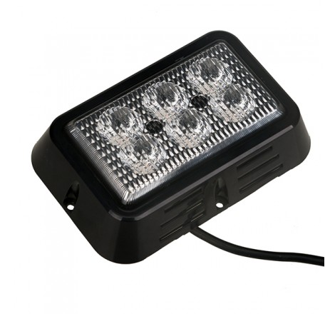 Faro Attenz. Arancio 6 LED 18W