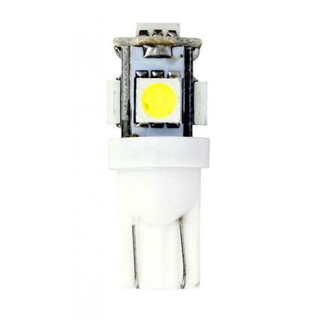 Coppia Lampadine Wedge T10 - 4 Led