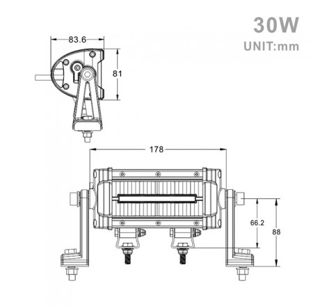 Projecteur LED 30W