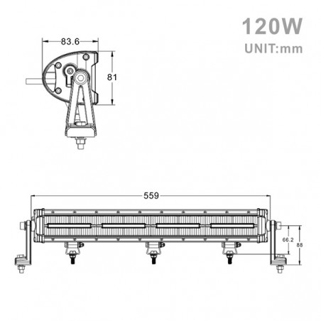 Projecteur LED 120W