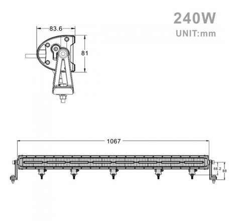 Projecteur LED 240W