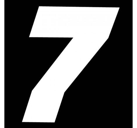 Numero 7 Bianco