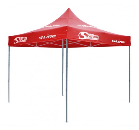 Gazebo Pub 3x3m Rosso