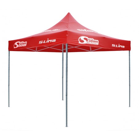 Gazebo Pub 3x3m Rosso