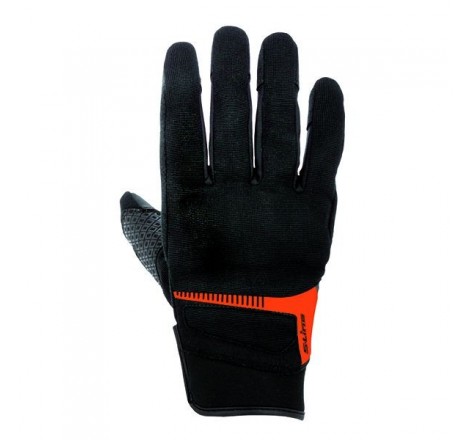 Gants été Noir orange XS