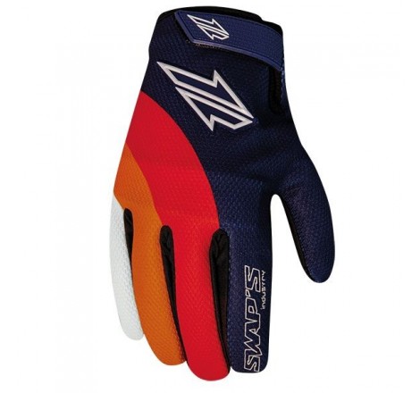 Gants Cross Bleu Rouge Ora XS