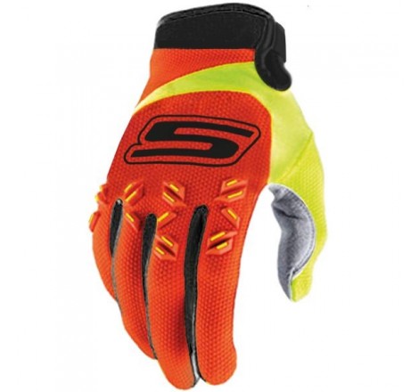 Gants Cross Orange-JauneF XS